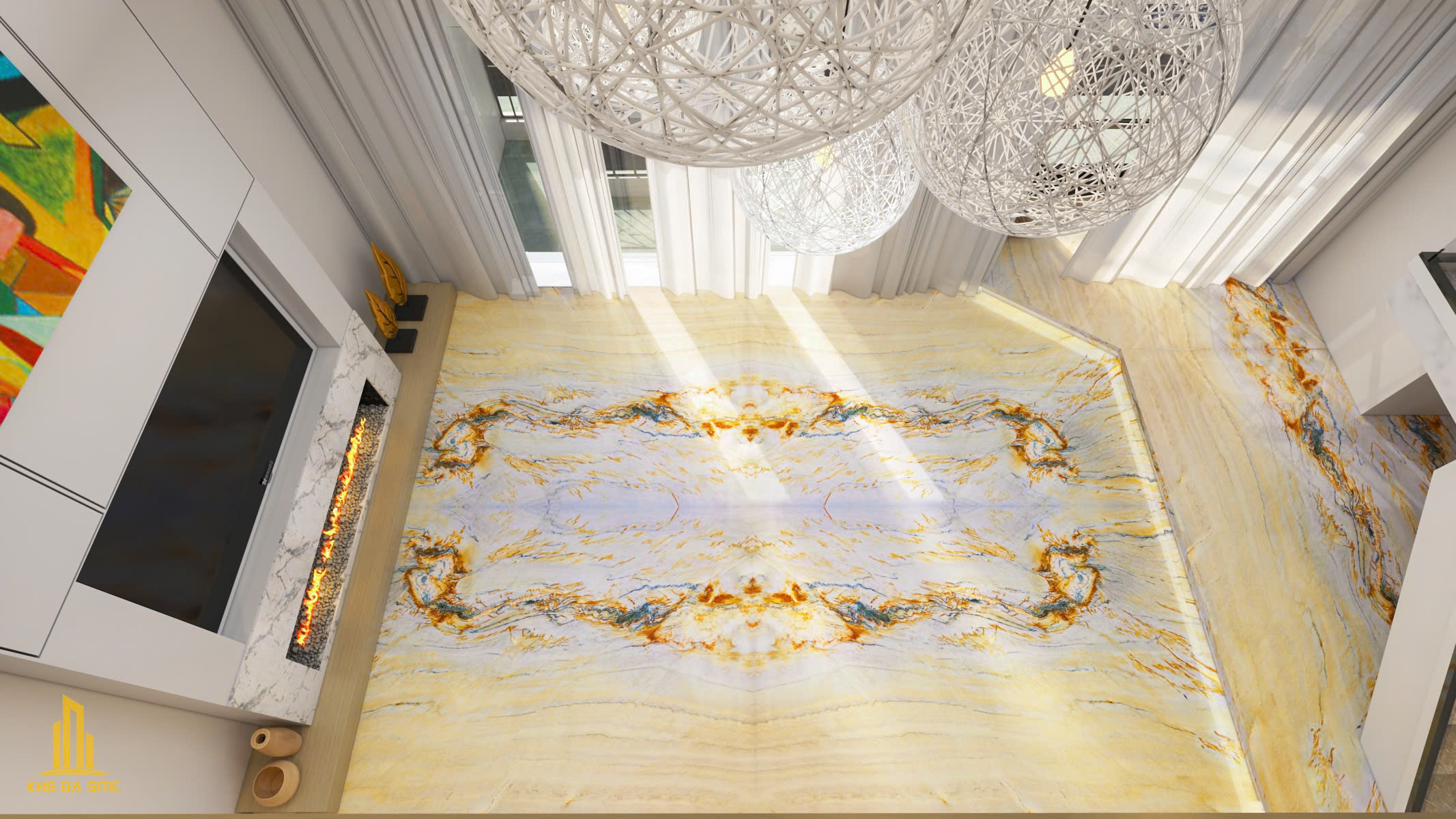 Đá quartz vàng macaubass golden