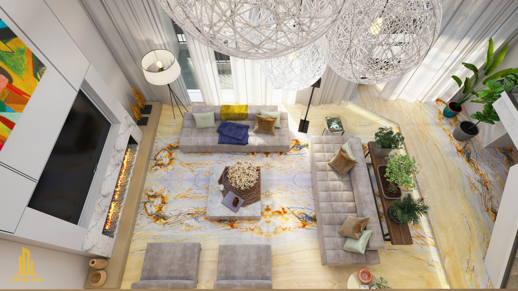 Đá quartz vàng macaubass golden