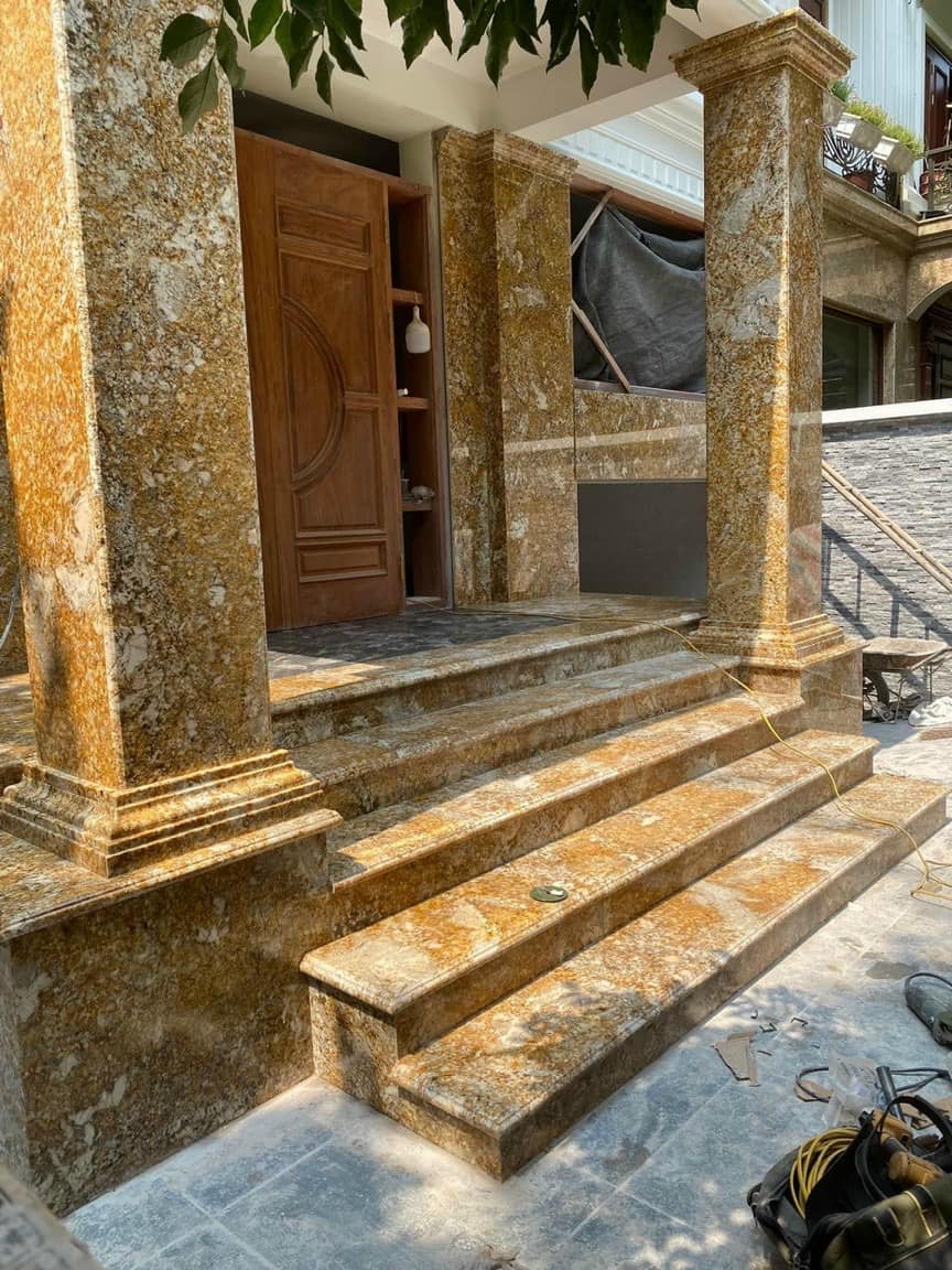 Đá ốp cột Gold 600 – Đá Granite tự nhiên