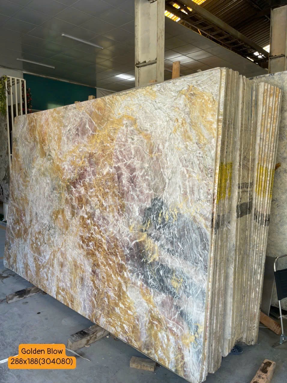 Đá Golden Blown – Đá Quartz tự nhiên